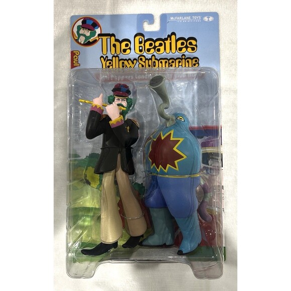 The Beatles Yellow Submarine Set of 7 McFarlane Figures NEW Sealed - Picture 9 of 11